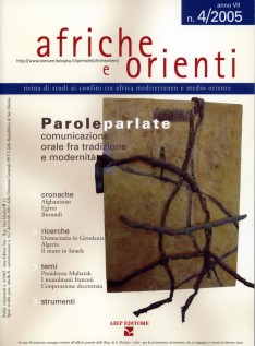 AFRICHE E ORIENTI N 4/05: PAROLE PARLAT