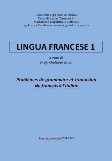 LINGUA FRANCESE 1 - MED 2024-25